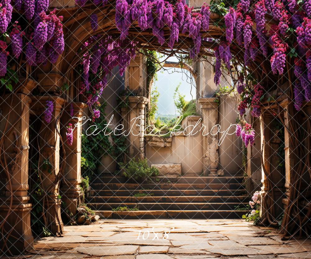 Kate Wisteria Arch Tree Steps Backdrop Designed by Chain Photography - Kate Backdrop AU