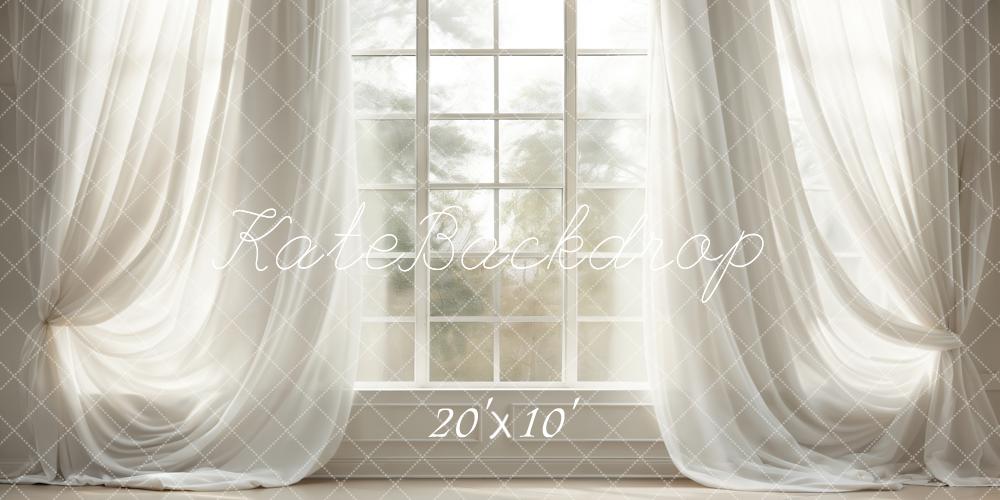 Kate Spring White Curtains Windows Backdrop Designed by Chain Photography - Kate Backdrop AU