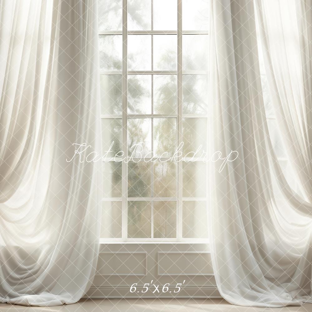 Kate Spring White Curtains Windows Backdrop Designed by Chain Photography - Kate Backdrop AU