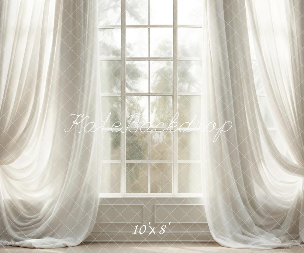 Kate Spring White Curtains Windows Backdrop Designed by Chain Photography - Kate Backdrop AU