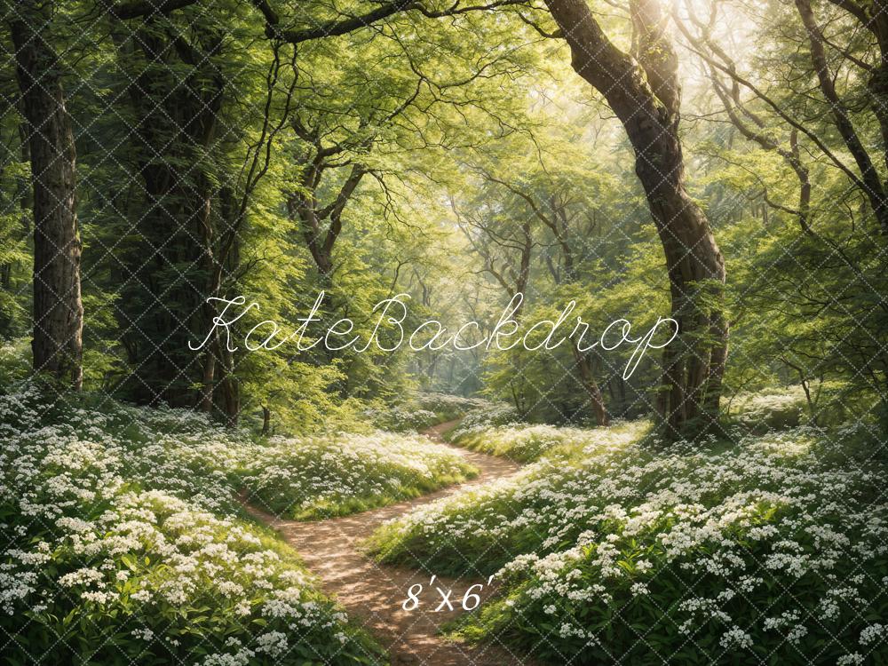 Kate Spring Green Forest Path Backdrop Designed by Chain Photography - Kate Backdrop AU