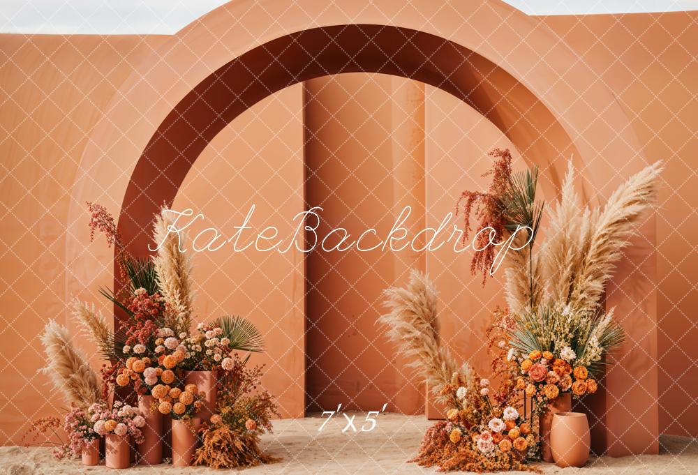Kate Boho Flower Arch Backdrop Designed by Emetselch - Kate Backdrop AU