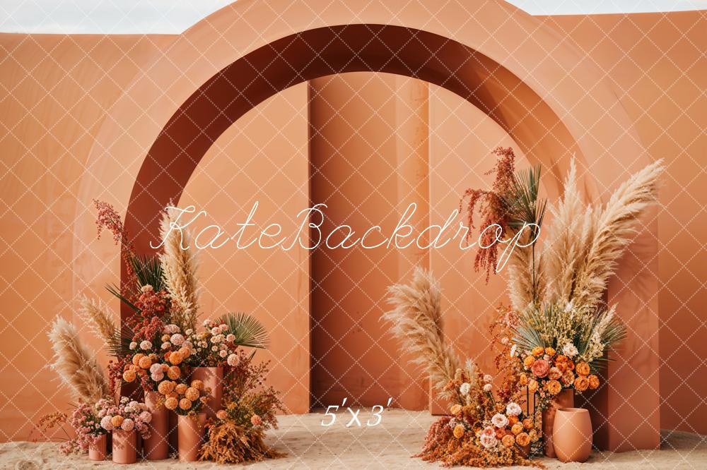 Kate Boho Flower Arch Backdrop Designed by Emetselch - Kate Backdrop AU