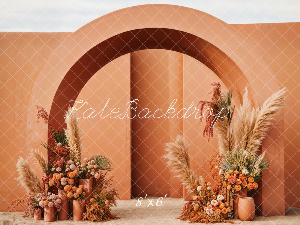 Kate Boho Flower Arch Backdrop Designed by Emetselch - Kate Backdrop AU