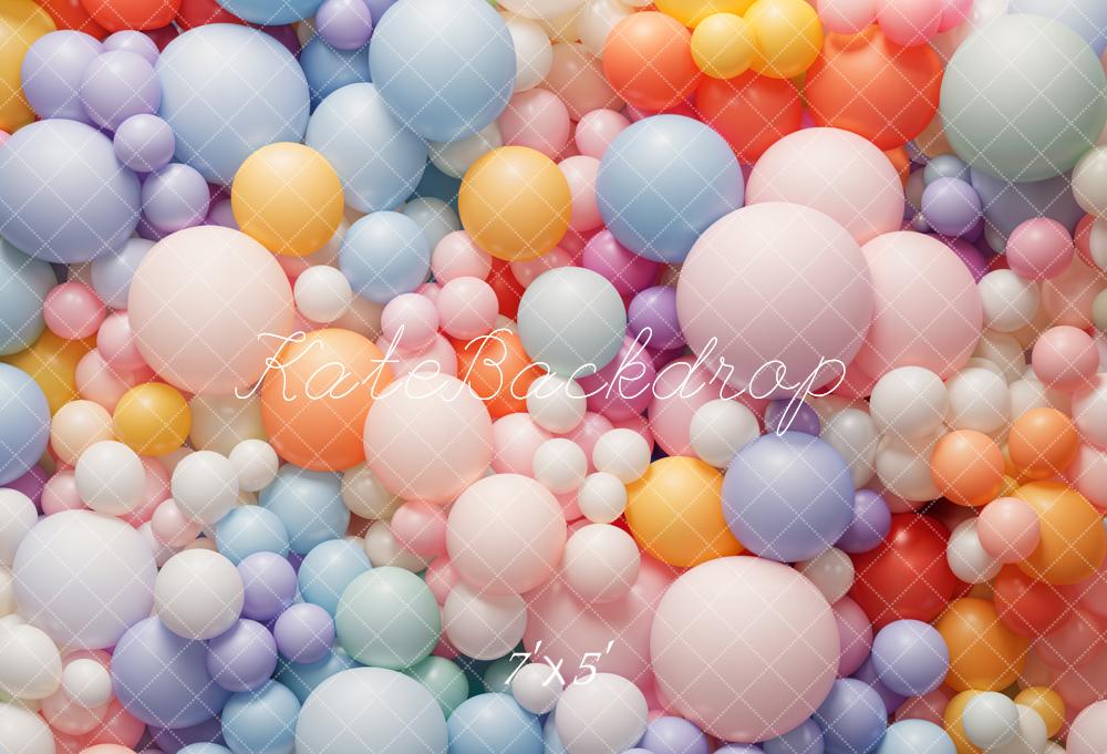 Kate Colorful Balloons Backdrop Designed by Emetselch - Kate Backdrop AU