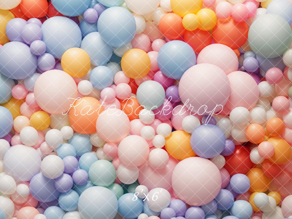 Kate Colorful Balloons Backdrop Designed by Emetselch - Kate Backdrop AU