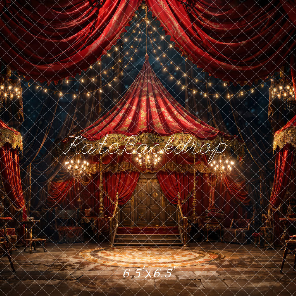 Kate Retro Ornate Circus Style Stage Backdrop Designed by Chain Photography - Kate Backdrop AU