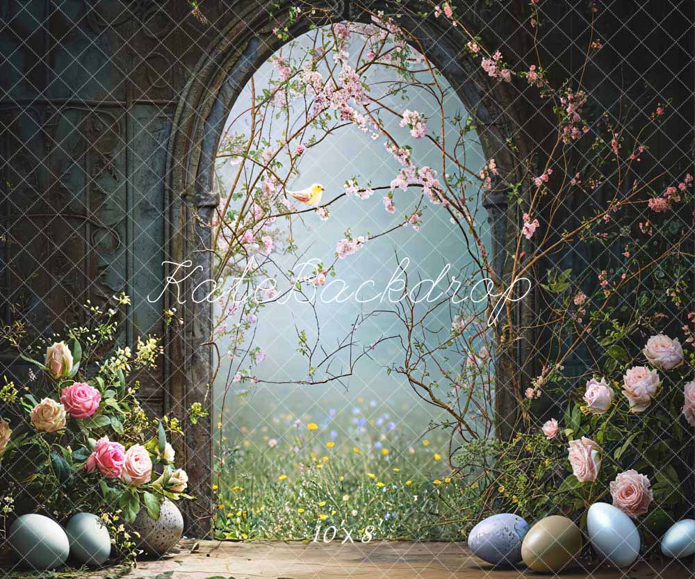 Kate Spring Easter Flowers Arch Backdrop Designed by Chain Photography - Kate Backdrop AU