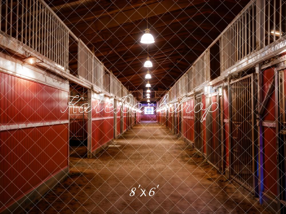 Kate Stable Interior Backdrop Designed by Chain Photography - Kate Backdrop AU