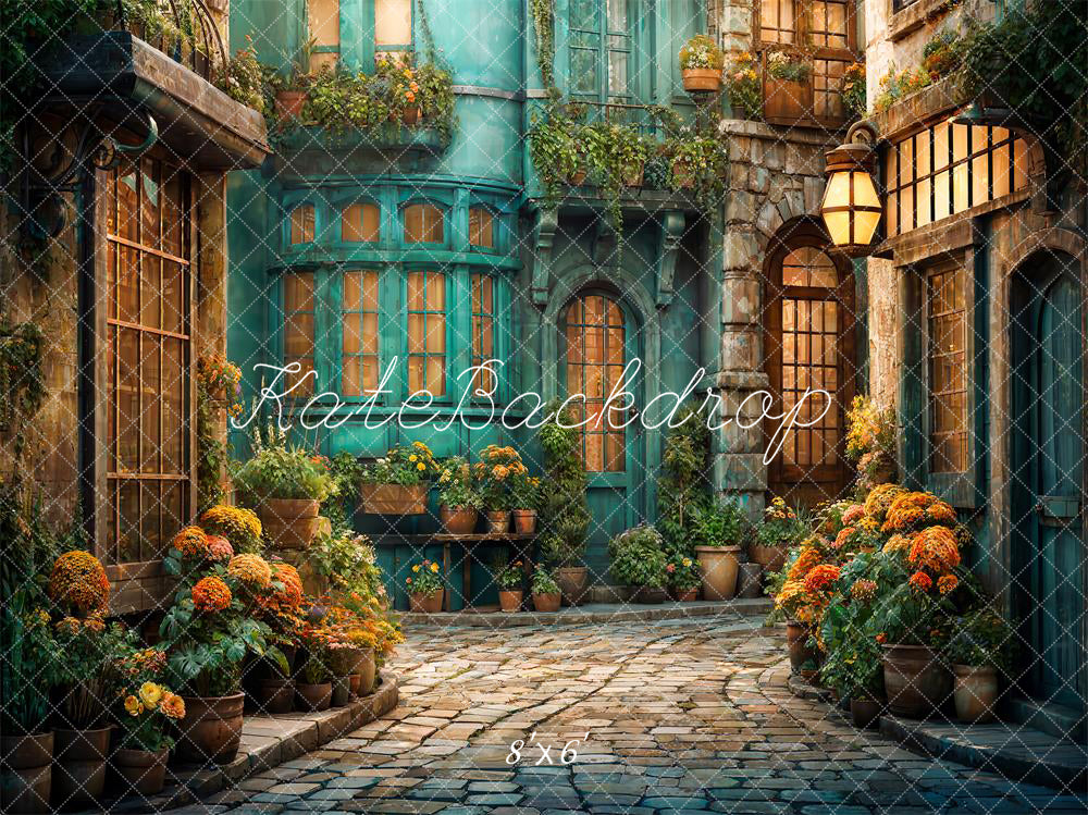 Kate Spring Town Street Backdrop Designed by Chain Photography - Kate Backdrop AU