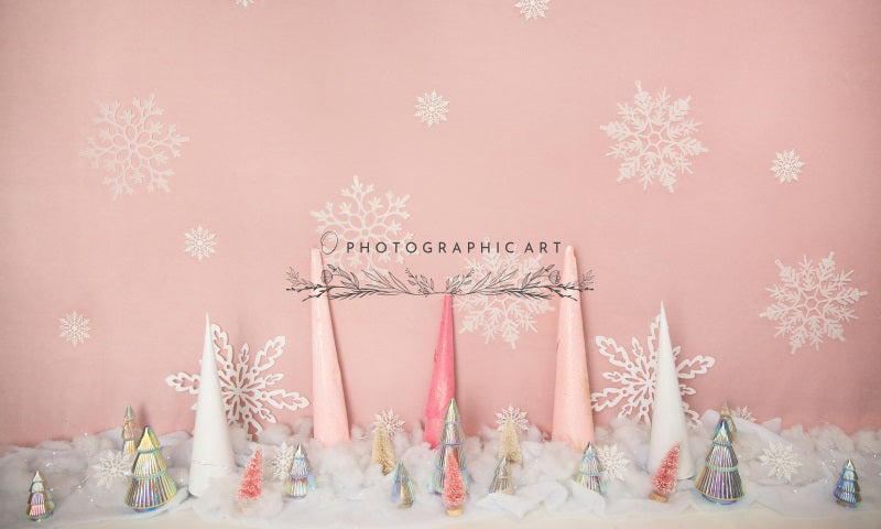Kate Sparkly Winter Backdrop for Photography Designed by Jenna Onyia - Kate Backdrop AU