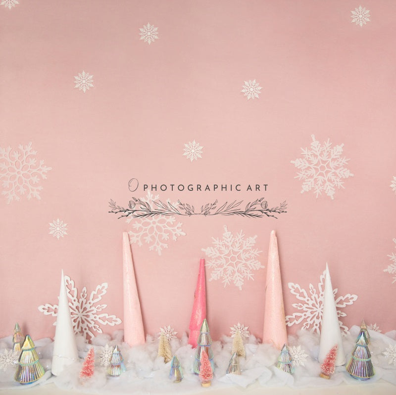 Kate Sparkly Winter Backdrop for Photography Designed by Jenna Onyia - Kate Backdrop AU