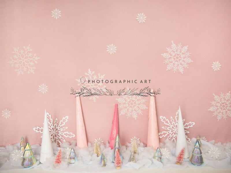 Kate Sparkly Winter Backdrop for Photography Designed by Jenna Onyia - Kate Backdrop AU