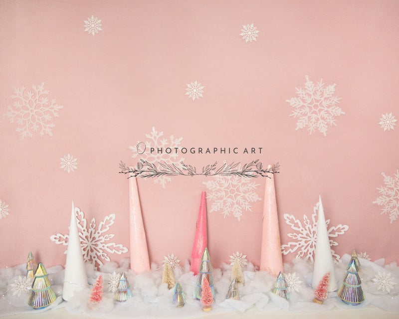Kate Sparkly Winter Backdrop for Photography Designed by Jenna Onyia - Kate Backdrop AU