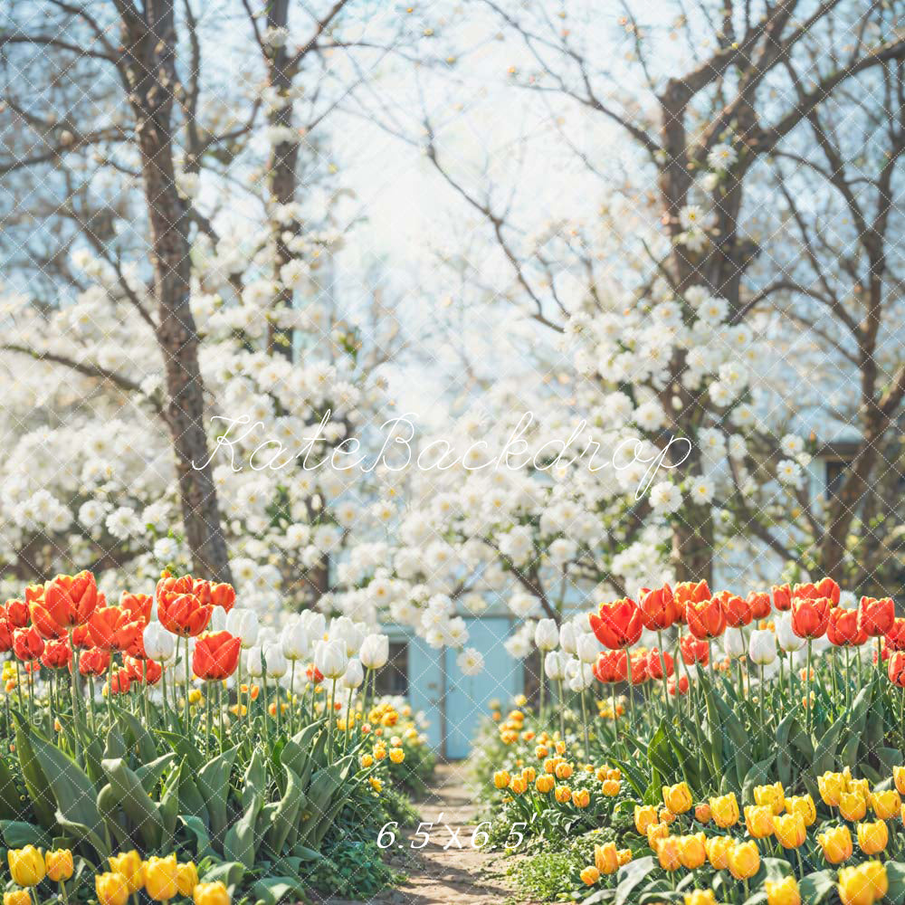 Kate Spring Flower Path Backdrop Designed by Chain Photography - Kate Backdrop AU