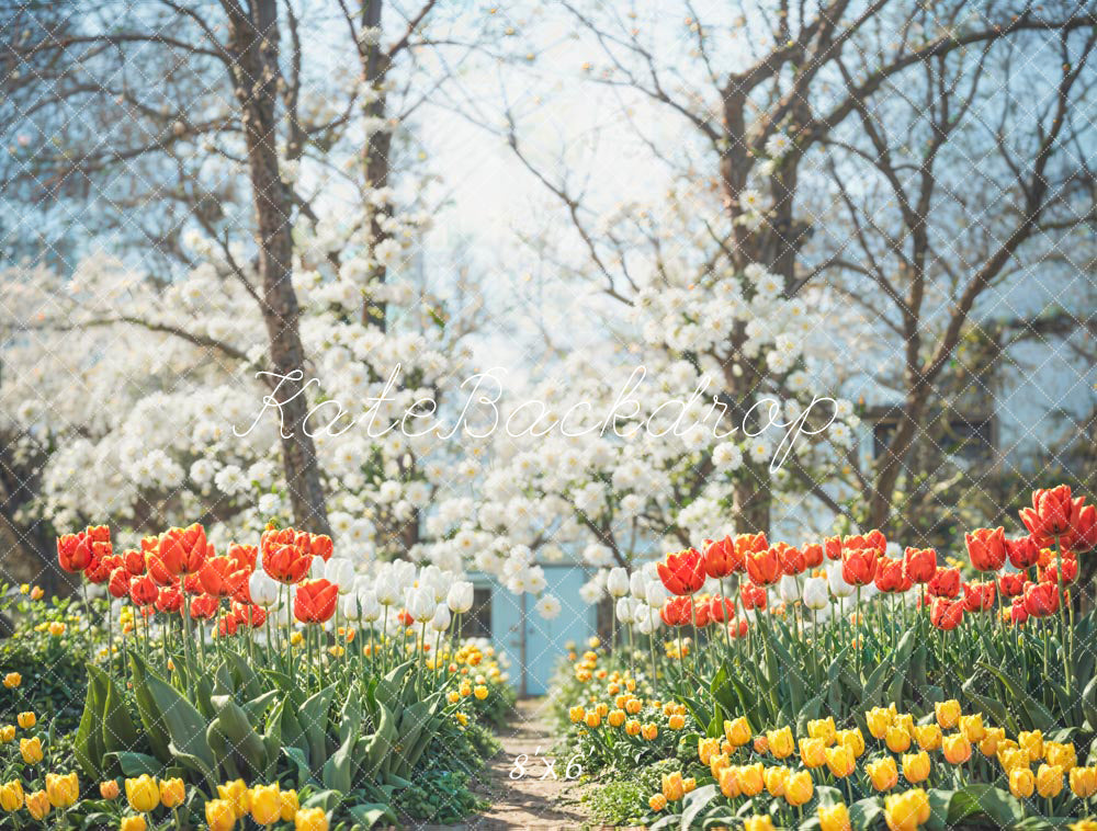 Kate Spring Flower Path Backdrop Designed by Chain Photography - Kate Backdrop AU