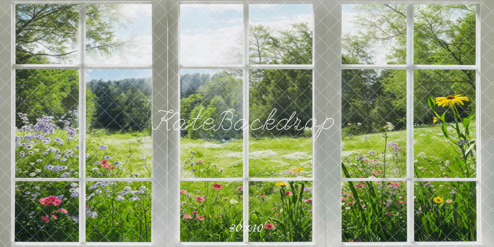 Kate Spring Window Scenery Backdrop Designed by Emetselch - Kate Backdrop AU