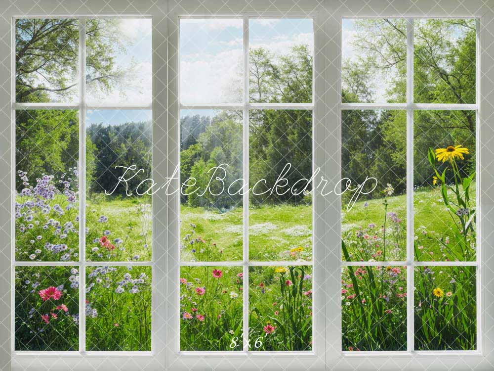 Kate Spring Window Scenery Backdrop Designed by Emetselch - Kate Backdrop AU