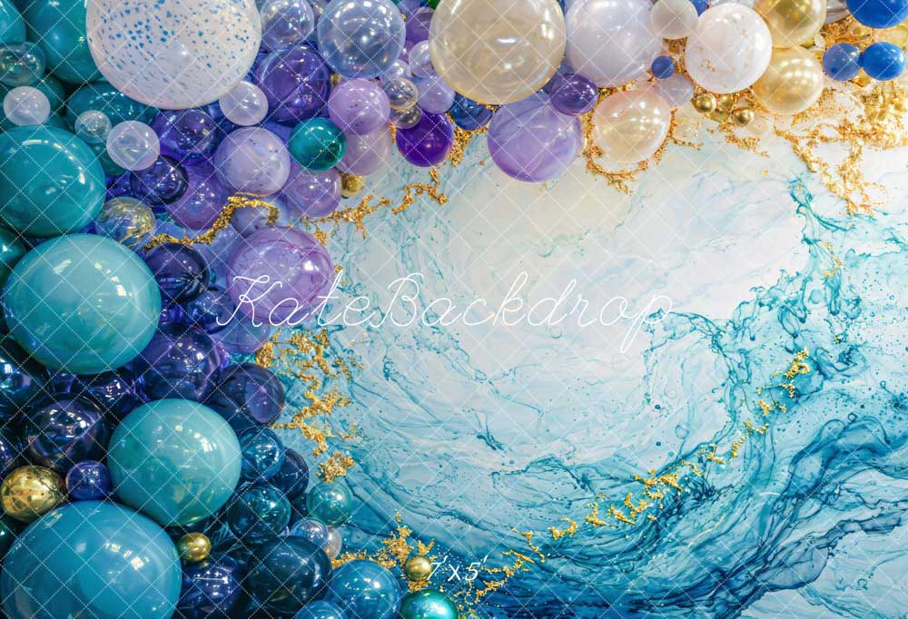 Kate Animated Colorful Balloons Backdrop Designed by Chain Photography - Kate Backdrop AU