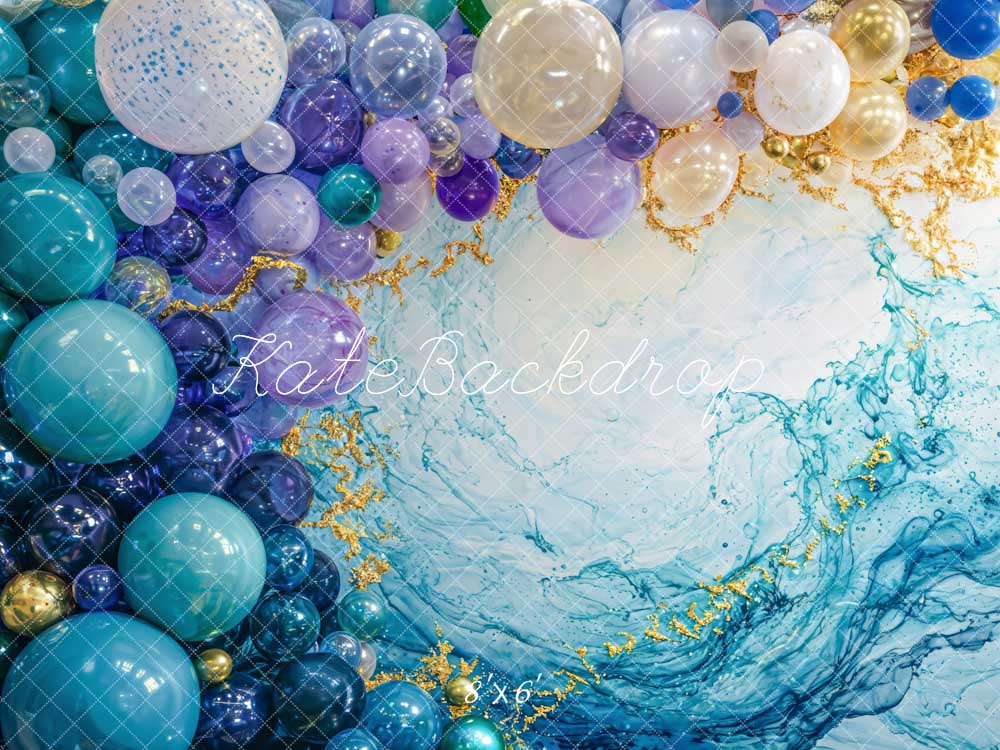 Kate Animated Colorful Balloons Backdrop Designed by Chain Photography - Kate Backdrop AU