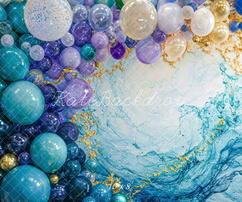 Kate Animated Colorful Balloons Backdrop Designed by Chain Photography - Kate Backdrop AU