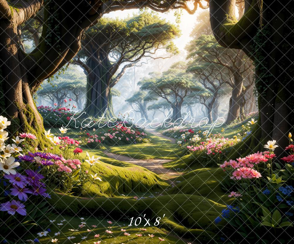 Kate Spring Sunshine Forest Flower Backdrop Designed by Chain Photography - Kate Backdrop AU
