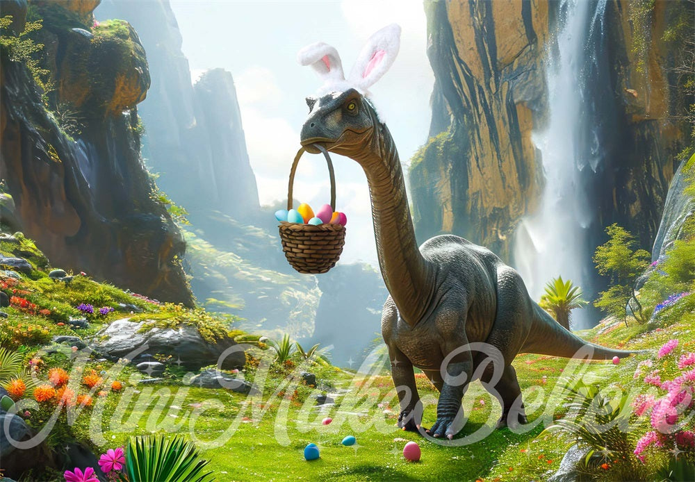 Kate Dino Diplo Easter Backdrop Designed by Mini MakeBelieve - Kate Backdrop AU