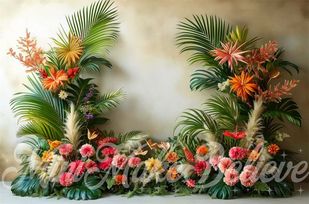 Kate Summer Fine Art Floral Arch Backdrop Designed by Mini MakeBelieve - Kate Backdrop AU