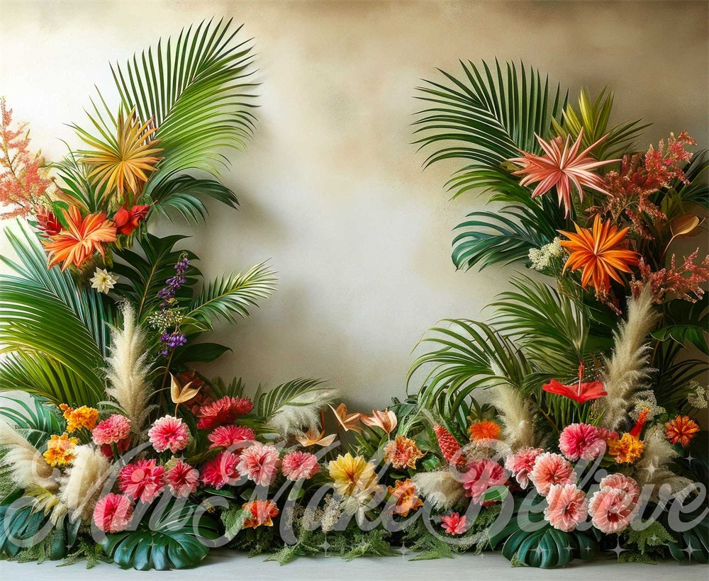 Kate Summer Fine Art Floral Arch Backdrop Designed by Mini MakeBelieve - Kate Backdrop AU