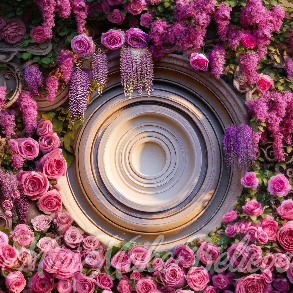 Kate Wicked Rose Wall Valentine's Day Backdrop Designed by Mini MakeBelieve - Kate Backdrop AU