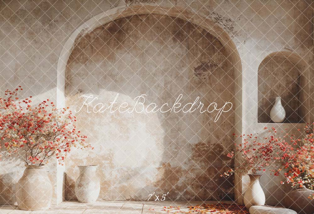 Kate Spring Modern Style Flower Pot Arch Wall Backdrop Designed by Emetselch - Kate Backdrop AU
