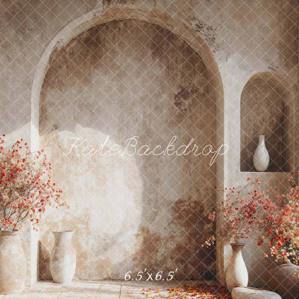 Kate Spring Modern Style Flower Pot Arch Wall Backdrop Designed by Emetselch - Kate Backdrop AU