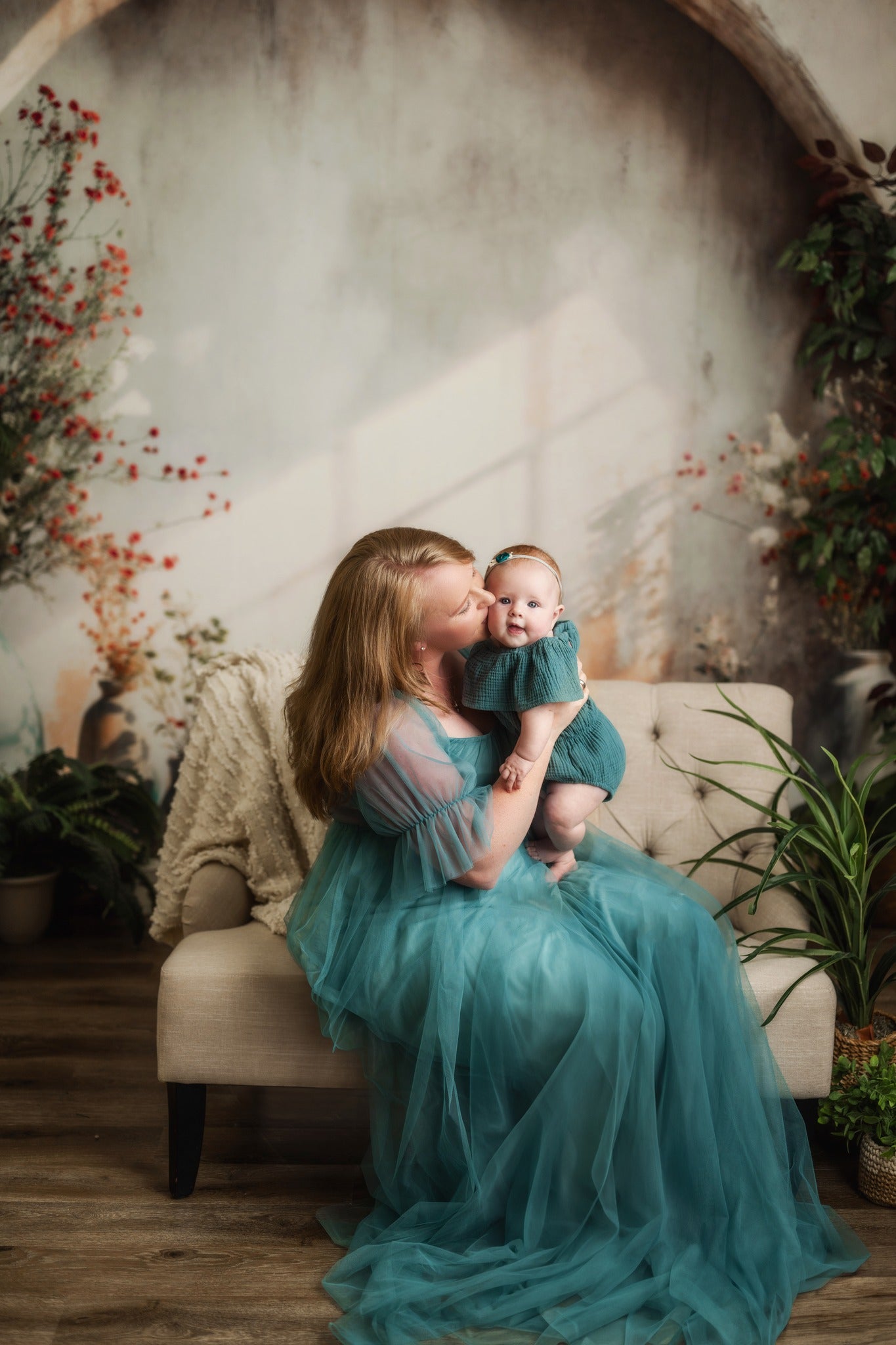 Kate Spring Modern Style Flower Pot Arch Wall Backdrop Designed by Emetselch - Kate Backdrop AU