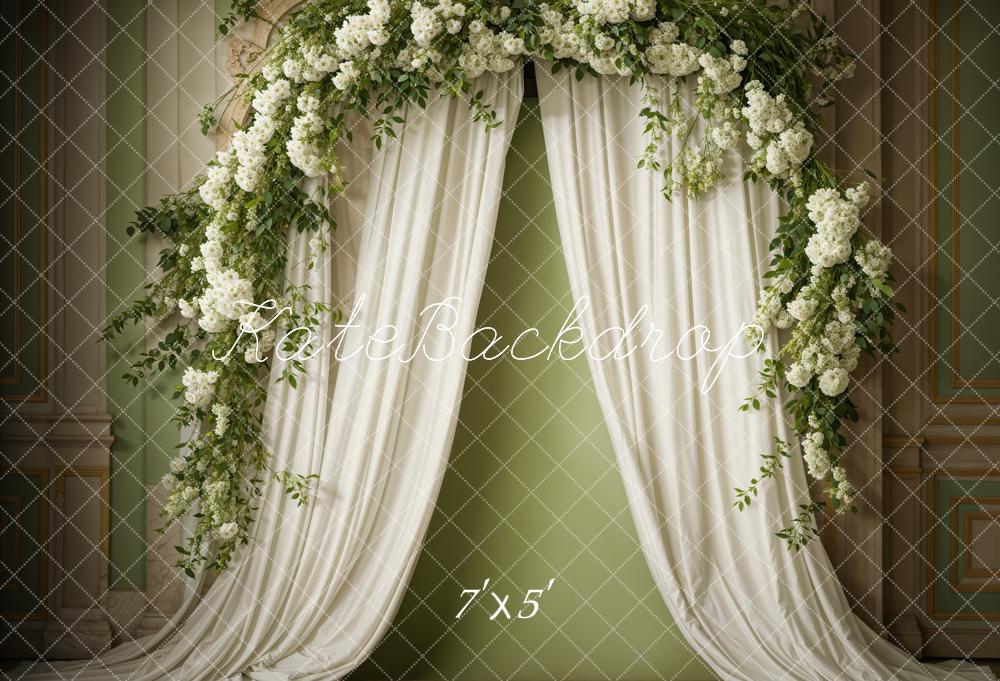 Kate Spring Flowers Curtain Wall Backdrop Designed by Emetselch - Kate Backdrop AU