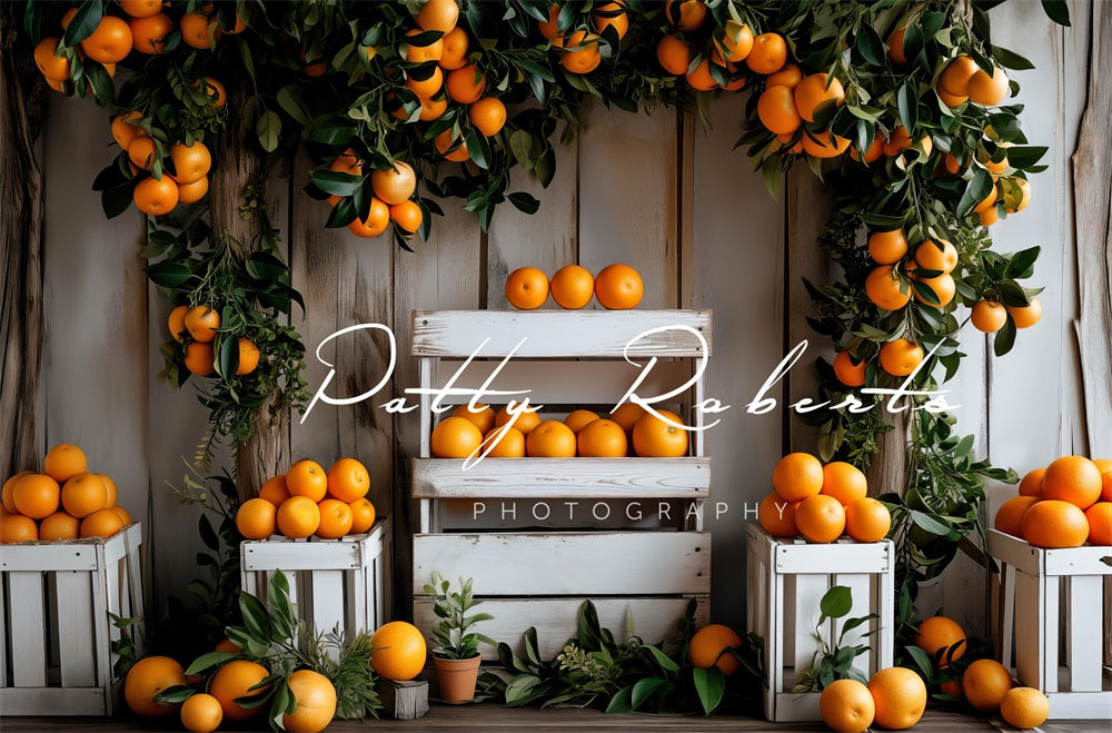 Kate Oranges Stand Backdrop Designed by Patty Robertss - Kate Backdrop AU