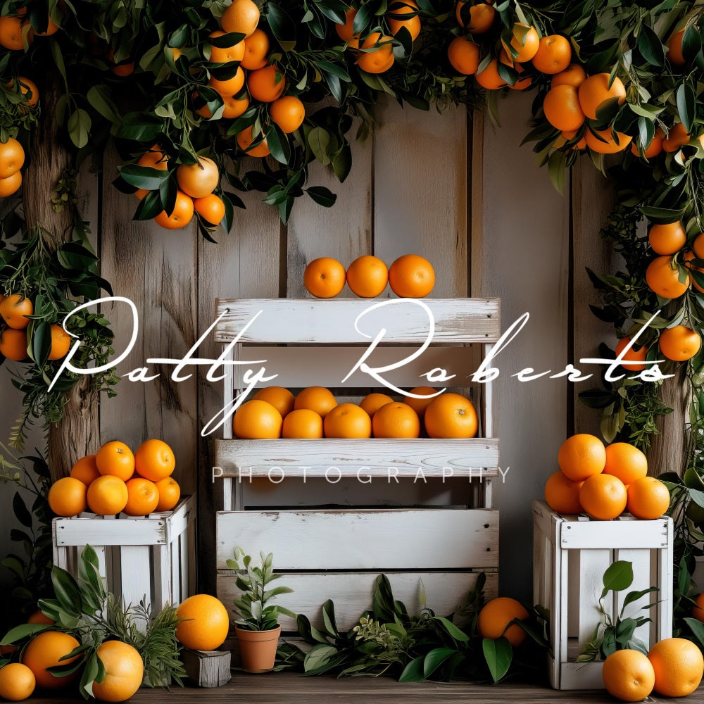 Kate Oranges Stand Backdrop Designed by Patty Robertss - Kate Backdrop AU