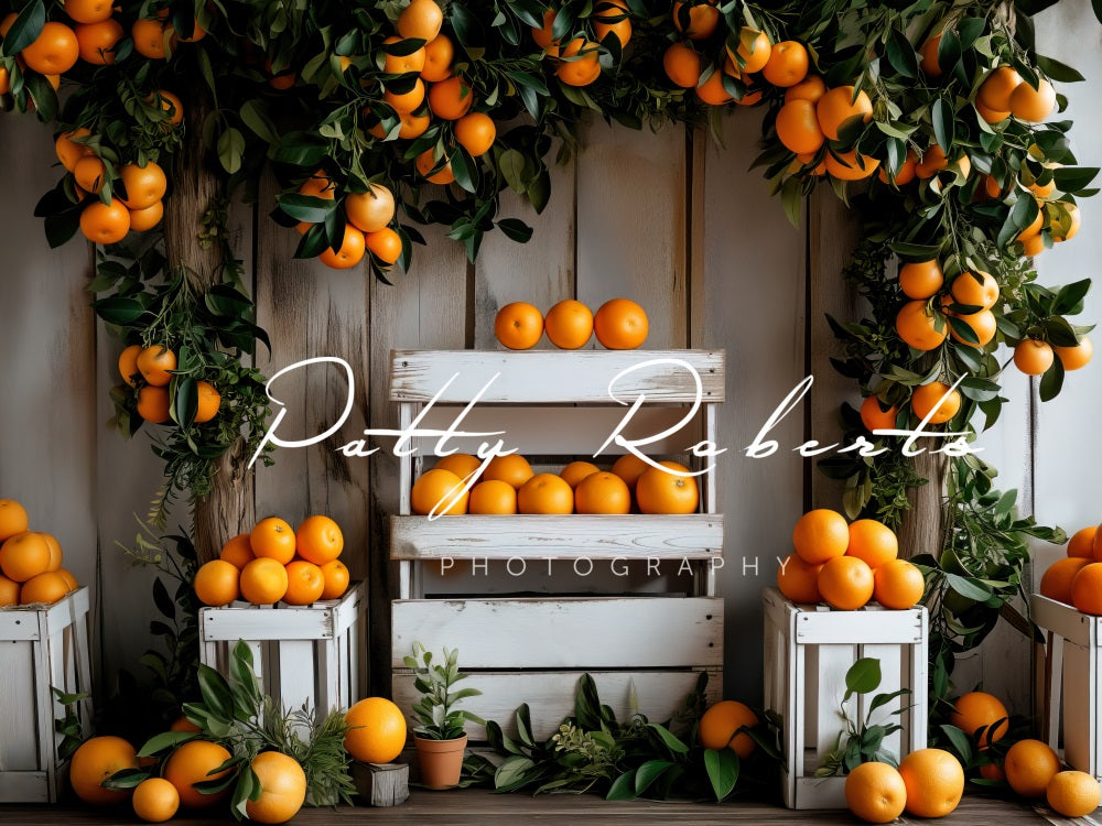 Kate Oranges Stand Backdrop Designed by Patty Robertss - Kate Backdrop AU
