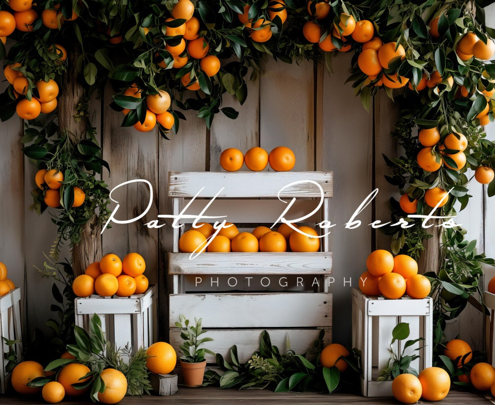 Kate Oranges Stand Backdrop Designed by Patty Robertss - Kate Backdrop AU