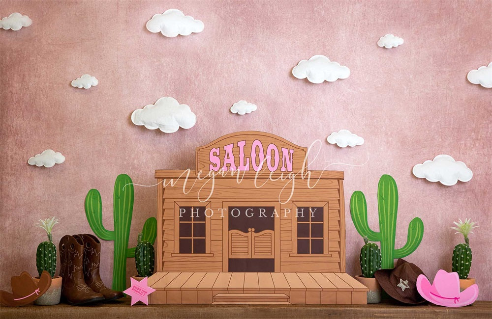 Kate Cowgirl Saloon Backdrop Designed by Megan Leigh Photography - Kate Backdrop AU