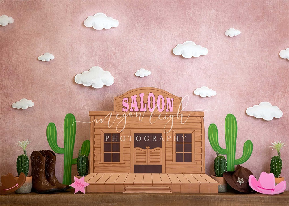 Kate Cowgirl Saloon Backdrop Designed by Megan Leigh Photography - Kate Backdrop AU