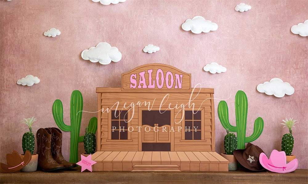Kate Cowgirl Saloon Backdrop Designed by Megan Leigh Photography - Kate Backdrop AU
