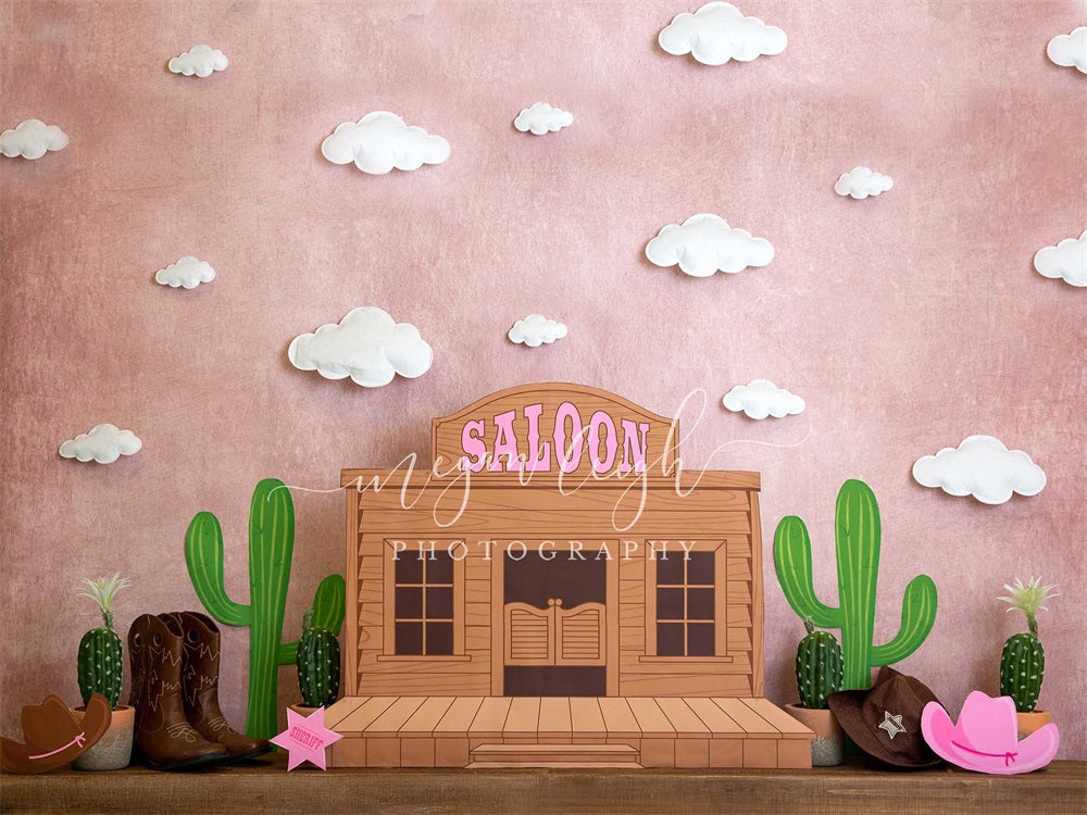 Kate Cowgirl Saloon Backdrop Designed by Megan Leigh Photography - Kate Backdrop AU