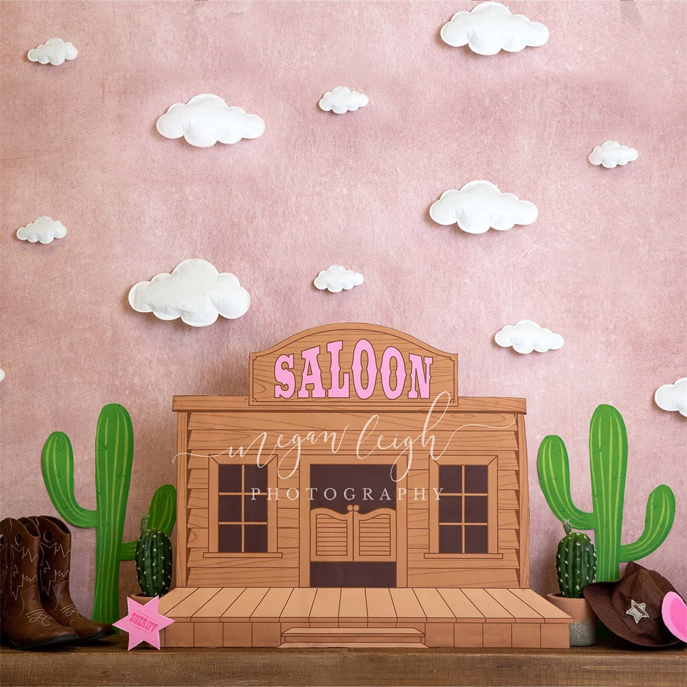 Kate Cowgirl Saloon Backdrop Designed by Megan Leigh Photography - Kate Backdrop AU