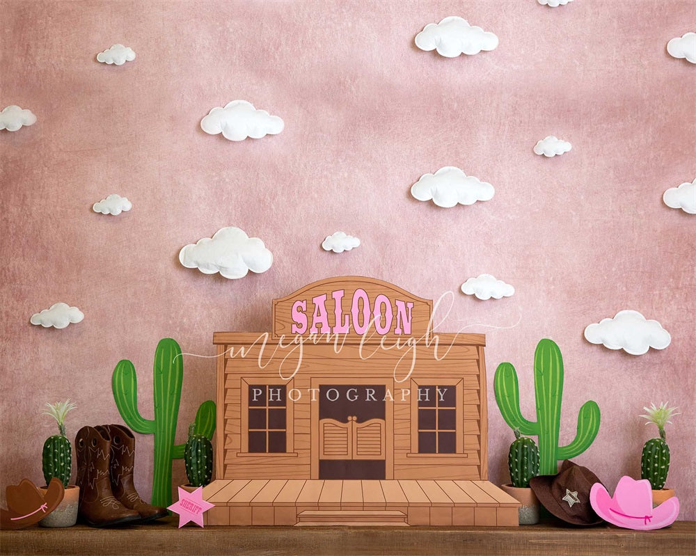 Kate Cowgirl Saloon Backdrop Designed by Megan Leigh Photography - Kate Backdrop AU