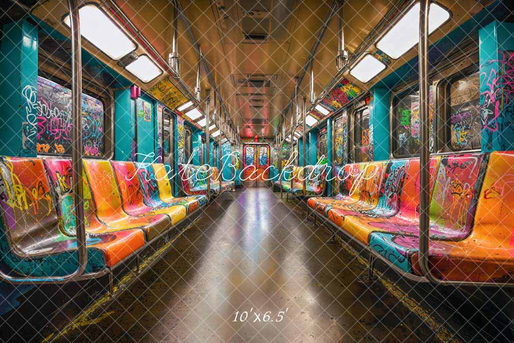 Kate Creative Graffiti Subway Backdrop Designed by Emetselch - Kate Backdrop AU
