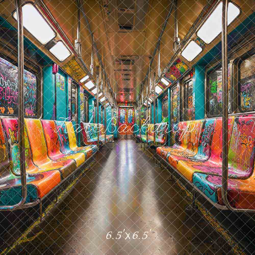 Kate Creative Graffiti Subway Backdrop Designed by Emetselch - Kate Backdrop AU