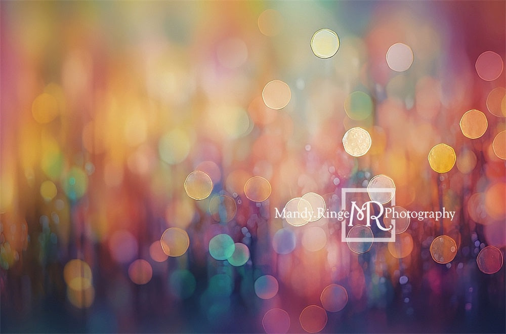 Kate Rainbow Bokeh Backdrop Designed by Mandy Ringe Photography - Kate Backdrop AU