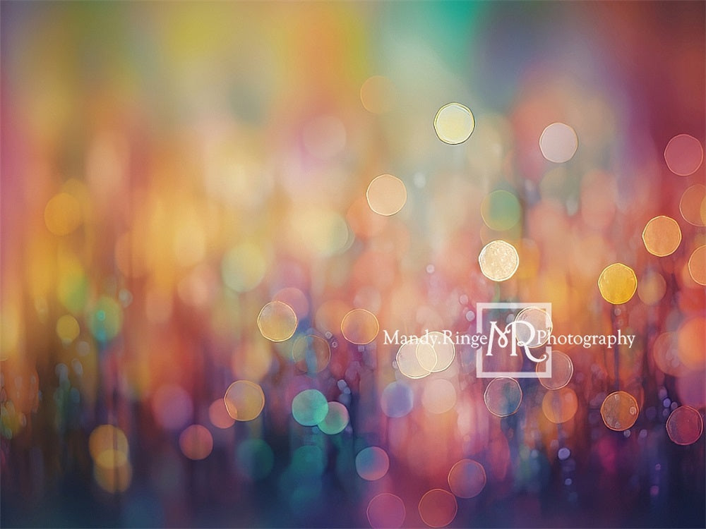 Kate Rainbow Bokeh Backdrop Designed by Mandy Ringe Photography - Kate Backdrop AU