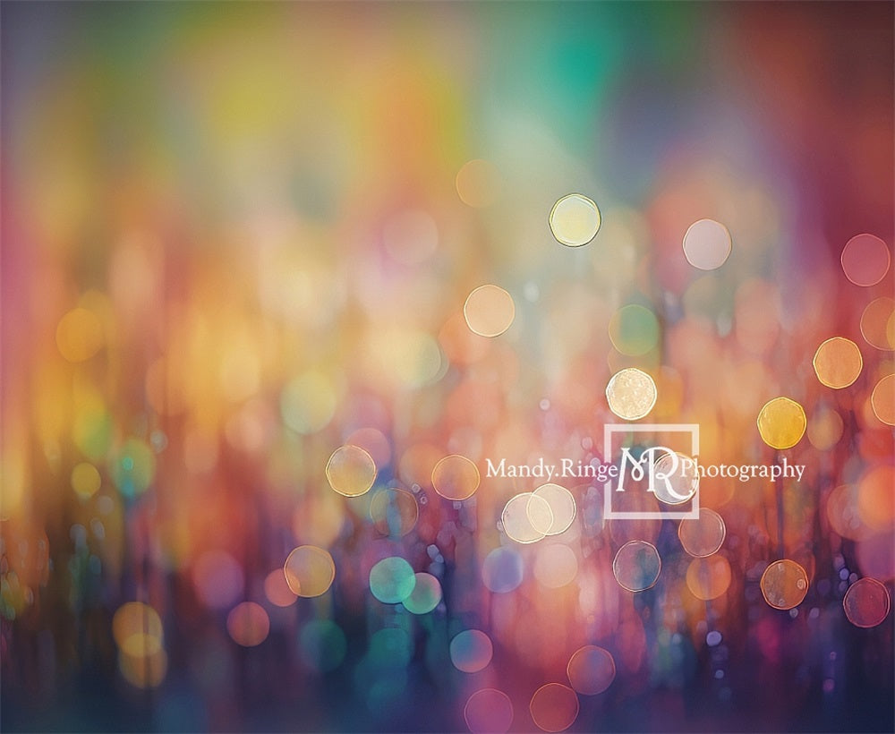 Kate Rainbow Bokeh Backdrop Designed by Mandy Ringe Photography - Kate Backdrop AU