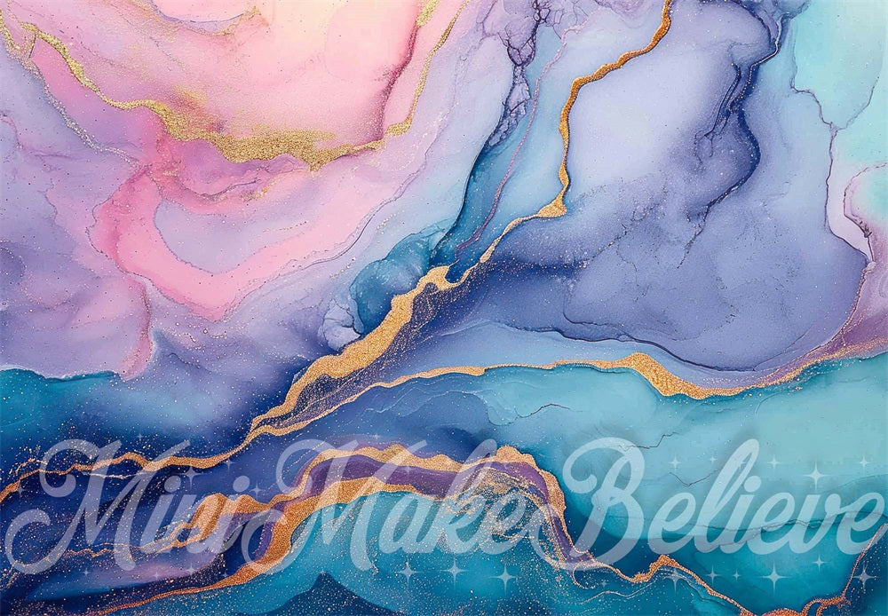 Kate Pastel Marble Backdrop Designed by Mini MakeBelieve - Kate Backdrop AU